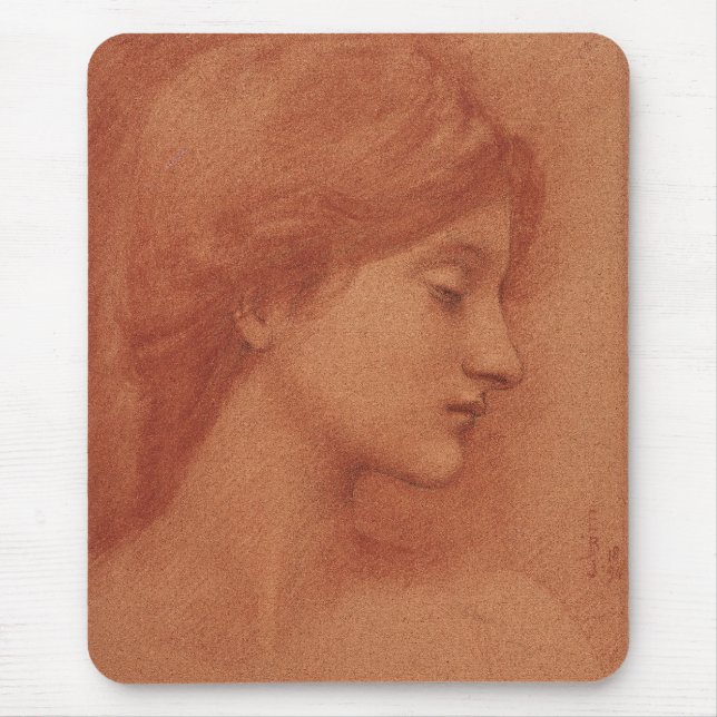 De Ratón Alfombrilla Burne-Jones Dibujo CC0163 (Frente)