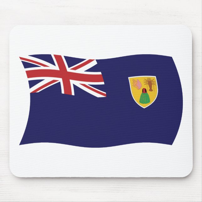 De Ratón Alfombrilla Islas Turcas y Caicos (Frente)