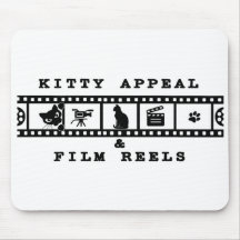 Alfombrilla Kitty Appeal & Film Reels (Blanco)