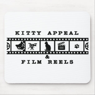 De Ratón Alfombrilla Kitty Appeal & Film Reels (Blanco)