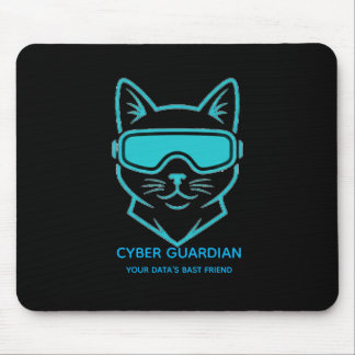 De Ratón Alfombrilla para juegos Cyber Guardian Neon Cat - 