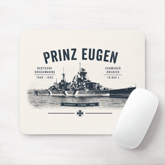 De Ratón Alfombrilla Prinz Eugen (Con ratón)