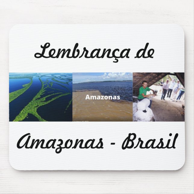 De Ratón Alfombrilla recuerdo del Amazonas (Frente)