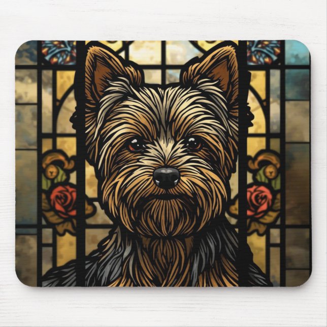 De Ratón Alfombrilla Yorkie (Frente)