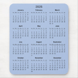 De Ratón Calendario 2025 simple pero elegante | Alfombrilla