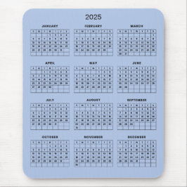 De Ratón Calendario 2025 simple pero elegante | Alfombrilla