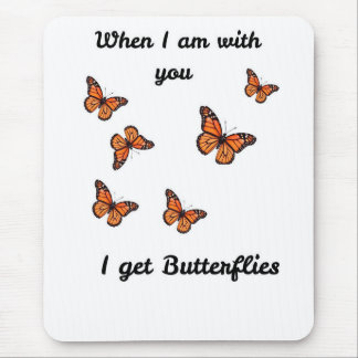 De Ratón Cuando Estoy Contigo Me Dan Mariposas Alfombrilla