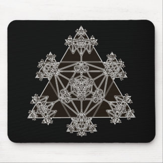 De Ratón Geometría Sagrada: Triángulos Negros: Alfombrilla