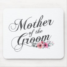 Simple Madre del Novio Boda | Alfombrilla para rat