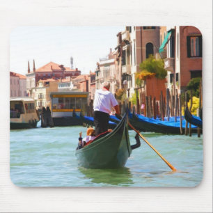 De Ratón Turismo en góndola Venecia Italia Alfombrilla para
