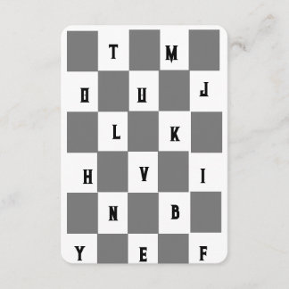 De Recepción 8.º tarjeta