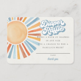 De Recepción Aquí viene la tarjeta Son Sunshine Boy Diaper Raff