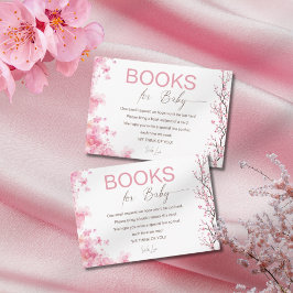 De Recepción Baby Bloom Baby Shower Books para la tarjeta para 