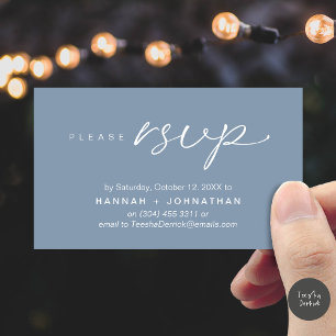 De Recepción Boda romántica moderna invita tarjeta recordatoria