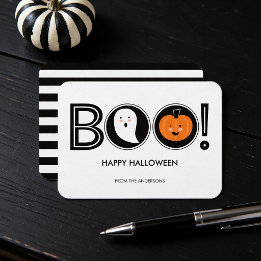 De Recepción ¡Bu! Tarjeta Mini Feliz Halloween