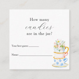 De Recepción ¿Cuántos están en la tarjeta Jar Shower Game Enclo