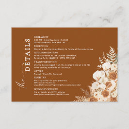 De Recepción Detalles del boda Insertar tarjeta | Minimalista m