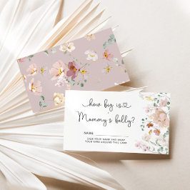 De Recepción Flor silvestre cuán grande es la tarjeta del recin