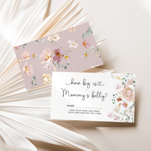 De Recepción Flor silvestre cuán grande es la tarjeta del recin (Subido por el creador)