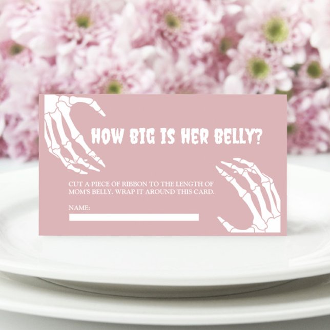 De Recepción Halloween Baby Shower Qué Grande Es Su Tarjeta Bel (Subido por el creador)