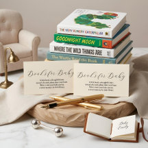 Libros Antiguos para Tarjeta del Bebe