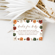 Libros para tarjeta para bebé | Fall Pumpkin Baby 