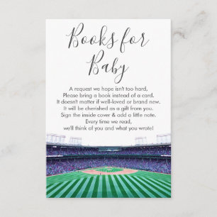 De Recepción Libros temáticos sobre el béisbol para la tarjeta