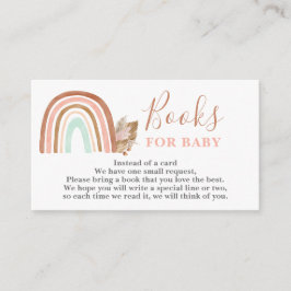 De Recepción Pink Rainbow Books para la tarjeta Baby Girl