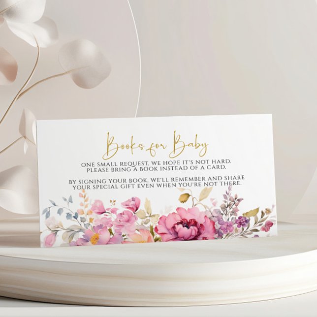 De Recepción Púrpura Flores Silvestres Libros para Tarjeta para (Subido por el creador)