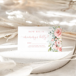 De Recepción Rubor rosado cuán grande es la tarjeta del gabinet