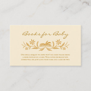 De Recepción Sunshine Baby Shower Books para la tarjeta Baby In