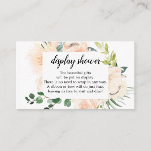 De Recepción Tarjeta Baby Shower Fleur Jolie Floral Display Sho