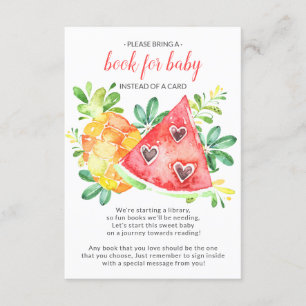 De Recepción Tarjeta Baby Shower Sweet Watermelon para bebé