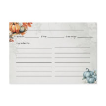 Tarjeta Gourdegous Basic Recipe Card