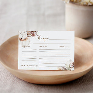 De Recepción Tarjeta Recetativa SIERRA Bohemian Pampas