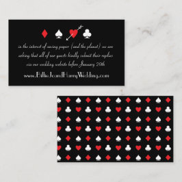 De Recepción Tarjeta RSVP en línea del Boda Black Love Struck C