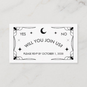 De Recepción Tarjeta RSVP inspirada en Tarot