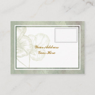 De Recepción Tarjeta RSVP simple y elegante