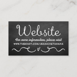 De Recepción Tarjeta web del boda Pancarta negra