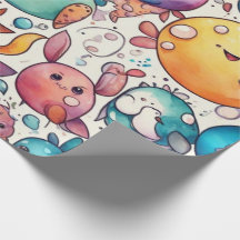 Animales pequeños regalos ideas Papel envuelto