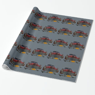 De Regalo Auto clásico americano en papel envolvente en Cuba