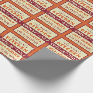 De Regalo Cocina - nombre personalizado - papel envolvente