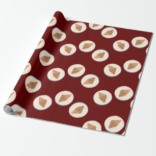 De Regalo Croissant Artwork Art Food Brunch Papel envuelto