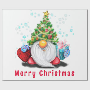 De Regalo Cute Gnome Navidades envolver papel