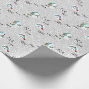 De Regalo Dejemos que nieve osos polares envolver papel