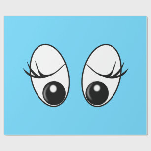 De Regalo Divertido envolvimiento Papel Curiosos Ojos - Colo