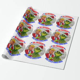 DE REGALO DONALD TRUMP-NAVIDADES ESCRIBIENDO PAPEL