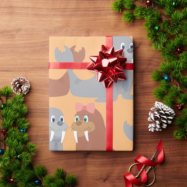De Regalo Dos morsas envolviendo papel (Subido por el creador)
