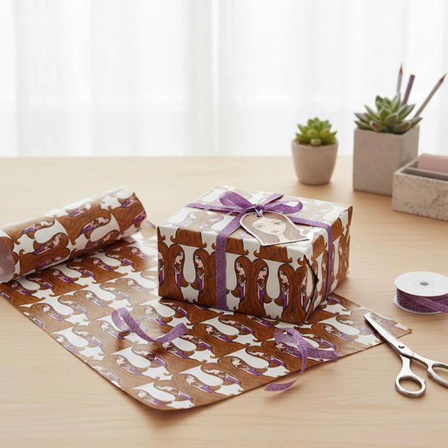 De Regalo Dos mujeres Zodiacs envolver papel (Subido por el creador)