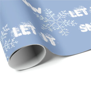 De Regalo Dreamy Snowflakes permite que nieve envuelva papel